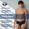 image:imageDOCKERS Mens Underwear Pack of 5 Mens Briefs Underwear for Men Soft CottonBlack