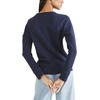 image:imageDOCKERS Womens Dockers Womens Classic Fit Brushed Terry Icon SweatshirtNavy Blazer