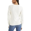 image:imageDOCKERS Womens Dockers Womens Crewneck Sweater Regular FitEgret Cream