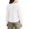 image:imageDOCKERS Womens Regular Fit Long Sleeve Flowy Blouse ShirtAva Egret White Poplin