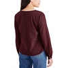 image:imageDOCKERS Womens Regular Fit Long Sleeve Flowy Blouse ShirtTibetan Red  Chorus Gingham Twill