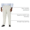 image:imageDockers Mens Classic Fit Easy Khaki Pants  Pleated Standard and Big amp TallCloud