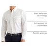 image:imageDockers Mens Classic Fit Long Sleeve Signature Iron Free Shirt with Stain DefenderLucent White Ferry Print