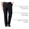 image:imageDockers Mens Classic Fit Signature Khaki Lux Cotton Stretch PantsBlack