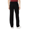 image:imageDockers Mens Classic Fit Signature Lux Cotton Stretch PantsPleated Regular and Big amp TallBlack Stretch