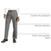 image:imageDockers Mens Classic Fit Signature Lux Cotton Stretch PantsPleated Regular and Big amp TallBurma Grey