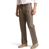 image:imageDockers Mens Classic Fit Signature Lux Cotton Stretch PantsPleated Regular and Big amp TallDark Pebble Stretch