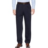 image:imageDockers Mens Classic Fit Signature Lux Cotton Stretch PantsPleated Regular and Big amp TallDockers Navy