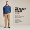 image:imageDockers Mens Classic Fit Workday Khaki Smart 360 FLEX Pants Standard and Big amp TallVintage Khaki