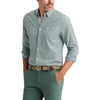 image:imageDockers Mens Dockers Mens Signature Shirt Long Sleeve Classic Fit with Stain DefenderDuck Green Plaid