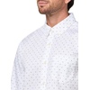 image:imageDockers Mens Dockers Mens Signature Shirt Long Sleeve Classic Fit with Stain DefenderLucent White Print