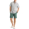 image:imageDockers Mens Dockers Mens Signature Shirt Short Sleeve Classic Fit with Stain DefenderMargate Lucent White Plaid
