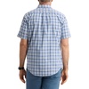 image:imageDockers Mens Dockers Mens Signature Shirt Short Sleeve Classic Fit with Stain DefenderWendell Vista Blue Plaid