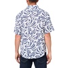 image:imageDockers Mens Regular Fit Short Sleeve Casual Shirt Standard and Big amp TallPalmero Slub Lucent White Print