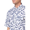 image:imageDockers Mens Regular Fit Short Sleeve Casual Shirt Standard and Big amp TallPalmero Slub Lucent White Print