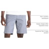 image:imageDockers Mens Ultimate Straight Fit Supreme Flex Shorts Standard and Big amp TallChambray Navy Blazer Stretch