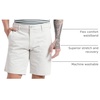image:imageDockers Mens Ultimate Straight Fit Supreme Flex Shorts Standard and Big amp TallPorcelain Khaki Stretch