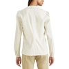 image:imageDockers Womens Classic Fit Long Sleeve VNeck ShirtShara Khaki  Grove Print Poplin