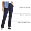 image:imageDockers Womens Dockers Womens Slim Fit High Rise Jean Cut PantsNavy Blazer