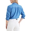 image:imageDockers Womens Regular Favorite Long Sleeve Collared ShirtLight Blue Rinse Poplin