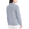 image:imageDockers Womens Regular Favorite Long Sleeve Collared ShirtPort Blue Fusion  Plaid Twill