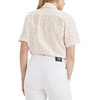 image:imageDockers Womens Regular Fit Short Sleeve Button Down ShirtOrange Ochre  Gal Print Poplin