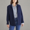 image:imageDockers Womens Relaxed Fit Long Sleeve Shirt JacketNavy Blazer Canvas