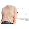 image:imageDockers Womens Slim Fit Cotton Slub Jersey Favorite Crew TShirtApple Blossom