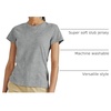 image:imageDockers Womens Slim Fit Cotton Slub Jersey Favorite Crew TShirtHeather Grey