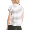 image:imageDockers Womens Slim Fit Short Sleeve Favorite VNeck Tee ShirtForest Fog Green Stripe