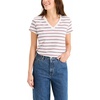 image:imageDockers Womens Slim Fit Short Sleeve Favorite VNeck Tee ShirtNevin Dry Rose