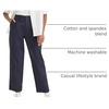 image:imageDockers Womens Straight Fit High Rise Weekend Chino PantsNavy Blazer Stretch