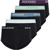 image:imageDOCKERS Mens Underwear Pack of 5 Mens Briefs Underwear for Men Soft CottonBlack With Colored Band