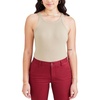 image:imageDOCKERS Womens Slim Favorite Knit Tank Top ShirtSahara Khaki Rib