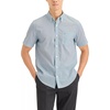 image:imageDockers Mens Dockers Mens Signature Shirt Short Sleeve Classic Fit with Stain DefenderDean Tourmaline Pattern