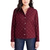 image:imageDockers Womens Regular Fit Long Sleeve Button Down ShirtButton Down ShirtBridge Tibetan Red Twill