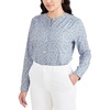 image:imageDockers Womens Regular Fit Long Sleeve Button Down ShirtButton Down ShirtGoal Mountain Creek Blue Twill