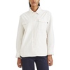 image:imageDockers Womens Relaxed Fit Long Sleeve Shirt JacketEgret Cream Canvas