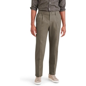 image:imageClassic Fit Signature Iron Free Khaki with Stain Defender Pants  Pleated Regular and Big amp TallDark Pebble