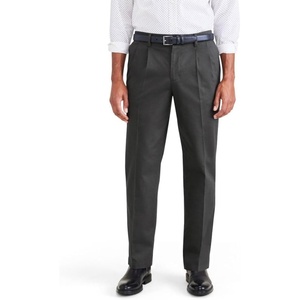 image:imageClassic Fit Signature Iron Free Khaki with Stain Defender Pants  Pleated Regular and Big amp TallSteelhead