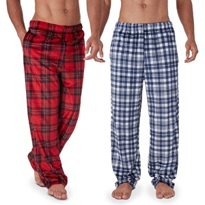 image:imageDOCKERS Fleece Pajama Pants for Men 2 Pack Lounge Sleepwear with PocketsAsst 1