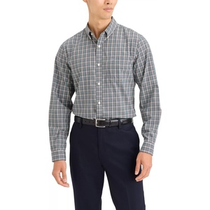 image:imageDockers Mens Classic Fit Long Sleeve Signature Iron Free Shirt with Stain DefenderCantera Tourmaline Plaid