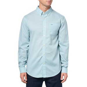 image:imageDockers Mens Classic Fit Long Sleeve Signature Iron Free Shirt with Stain DefenderGilmore Tourmaline Print