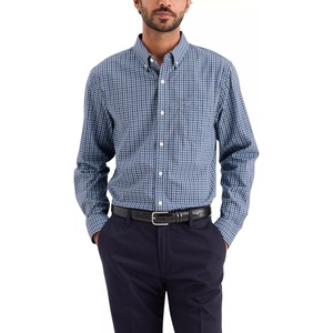 image:imageDockers Mens Classic Fit Long Sleeve Signature Iron Free Shirt with Stain DefenderSherman Subdued Plaid