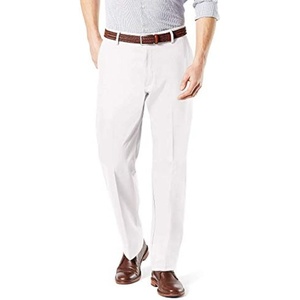 image:imageDockers Mens Classic Fit Signature Khaki Lux Cotton Stretch PantsPaper White Stretch