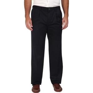 image:imageDockers Mens Classic Fit Signature Lux Cotton Stretch PantsPleated Regular and Big amp TallNavy  Discontinued