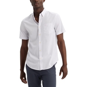 image:imageDockers Mens Dockers Mens Signature Shirt Short Sleeve Classic Fit with Stain DefenderDean Thistle Pattern