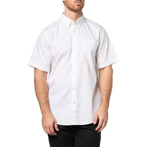 image:imageDockers Mens Dockers Mens Signature Shirt Short Sleeve Classic Fit with Stain DefenderLucent White