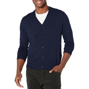 image:imageDockers Mens Regular Fit Long Sleeve Cardigan SweaterNavy Blazer