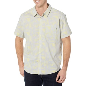 image:imageDockers Mens Regular Fit Short Sleeve Casual Shirt Standard and Big amp TallSaffron Orange Multi Plaid